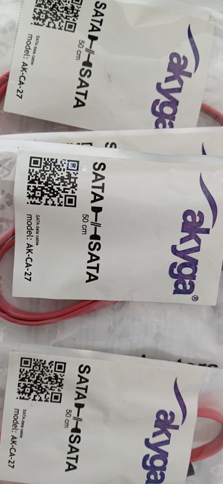 Sata 3 - Sata 3 NOWY kabelek Alyga 50cm AK-CA-27