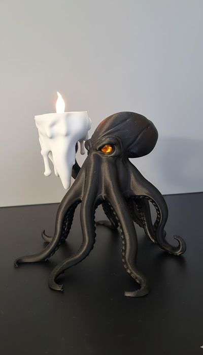Ośmiornica Mroku Kraken - Świecznik Cthulhu