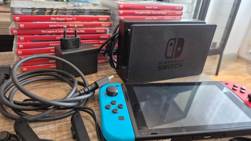 Nintendo Switch v2 + 20 gier