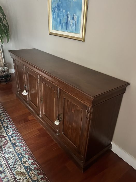 Aparador clássico inglês em madeira maciça – sala de jantar