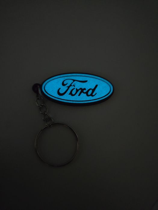 Breloczek Ford - Świeci w Nocy! 3d - Druk3d fidget Keychain mixGadzet