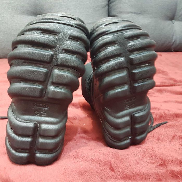crocs echo boot BLACK/BLACK 40 kalosze termiczne buty zimowe śniegowce