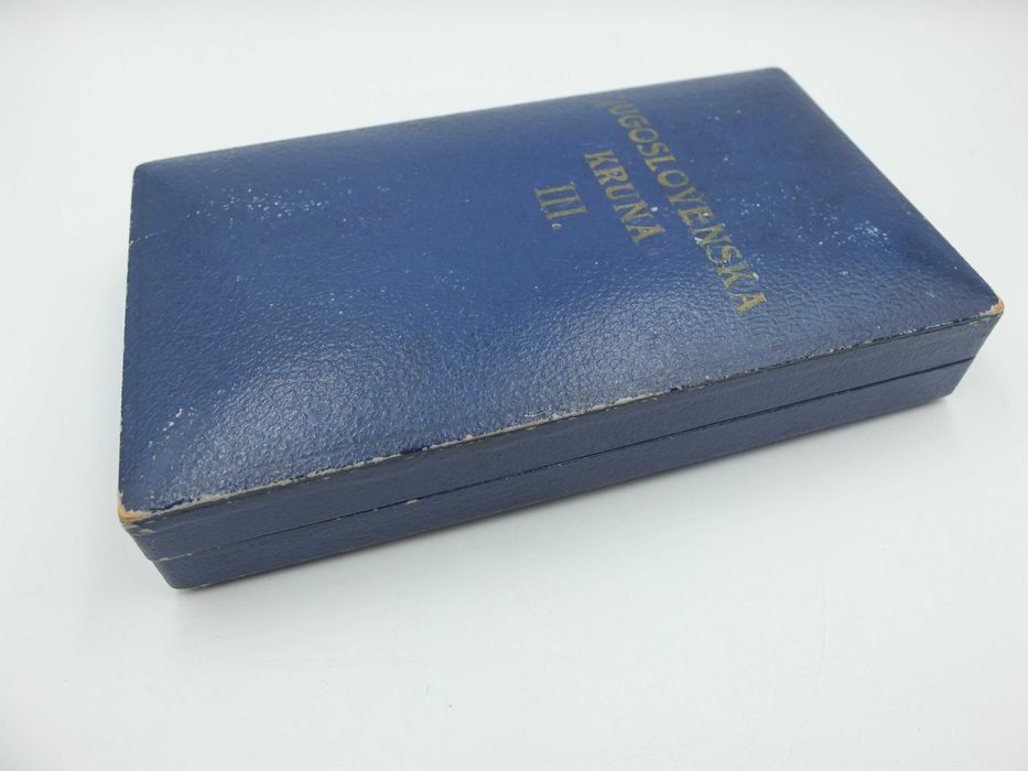 Order Korony Jugosłowiańskiej III klasa pudełko etui oryginał