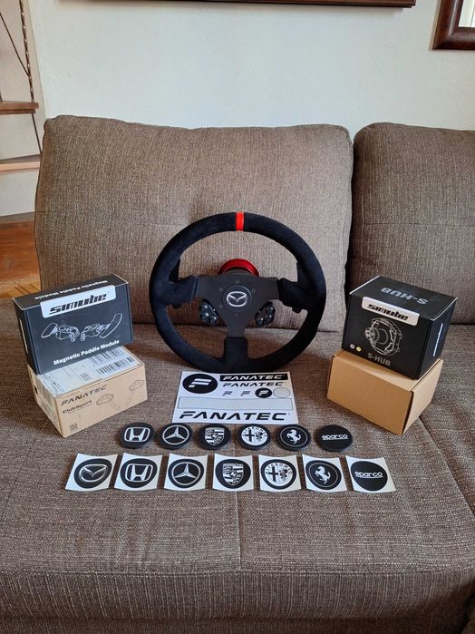 Volante Compatível Fanatec QR2 Mazda MX-5 Cup