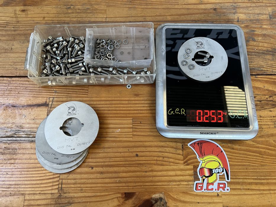 Pesos inox Rotor mvt e hpi GCR