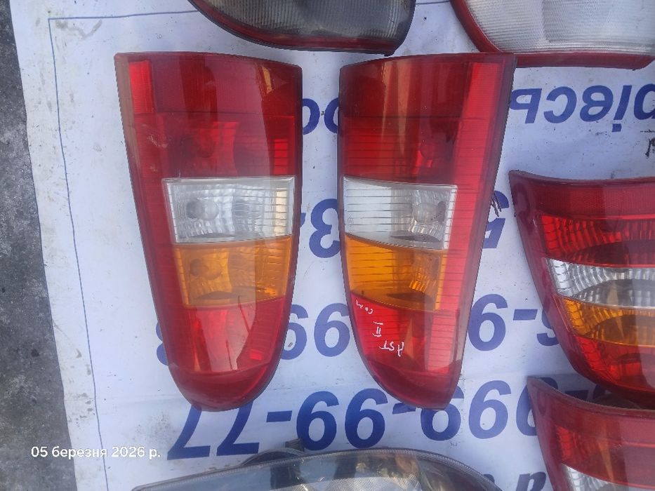 Фонарі фари задні опель астра седан зафіра  вектра меріва омега комбо