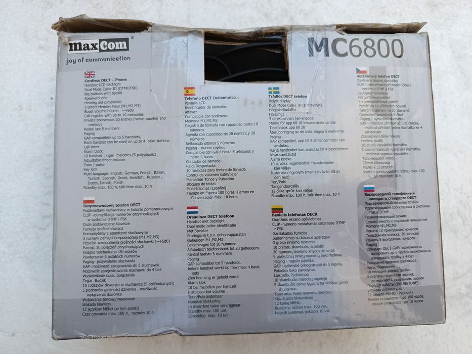 Telefon bezprzewodowy DECT MC 6800
