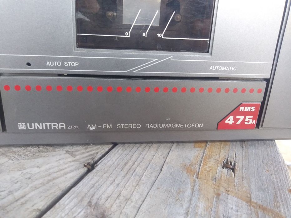 Radiomagnetofon kasetowy, stereo, UNITRA RMS 475