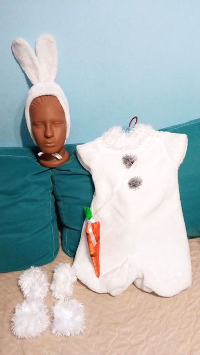 Карнавальний костюм ведмідь,зайчик,вовк,їжак,мишеня р.98-122