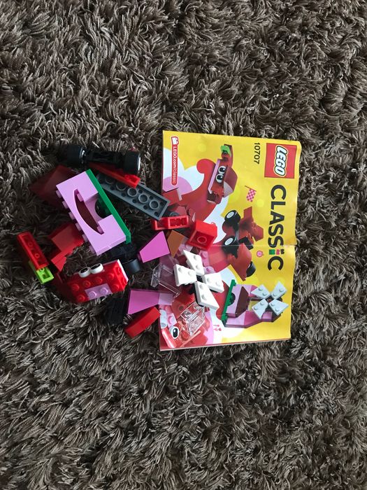 Klocki lego czerwone