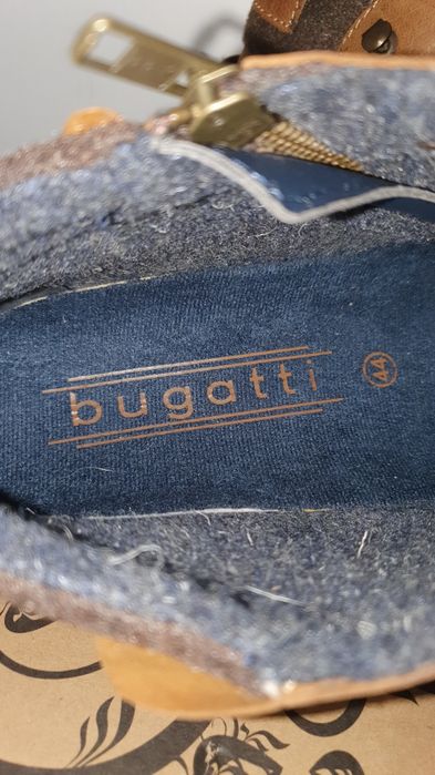 Trzewiki nowe męskie ocieplane Bugatti rozmiar 44 / wkładka 29 cm