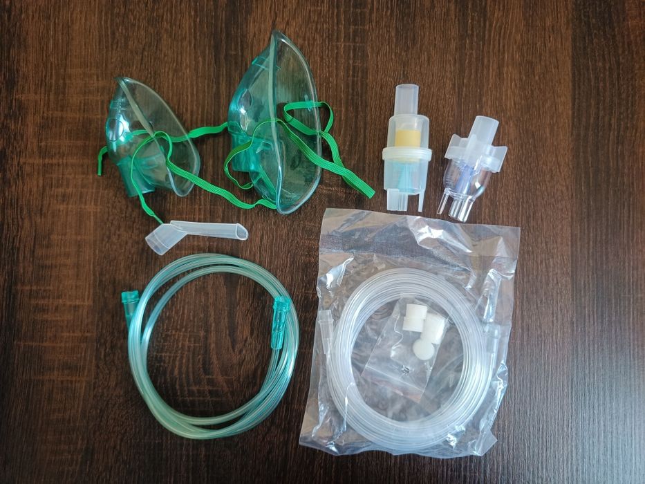 Дитяча та доросла маска, розпилююча камера інгалятора, шланг, колба