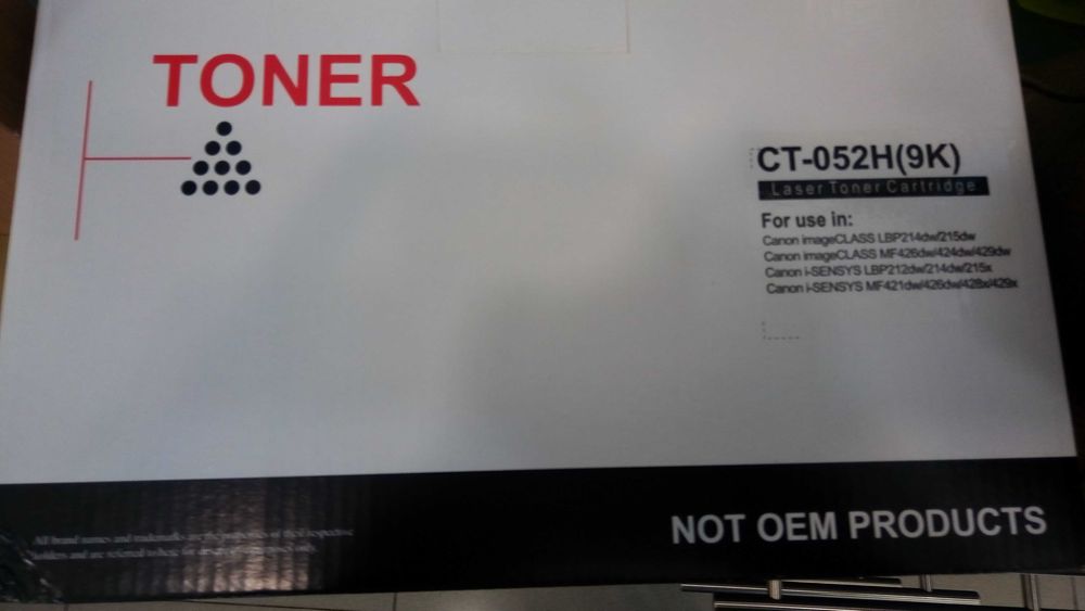 Toner Canon novo