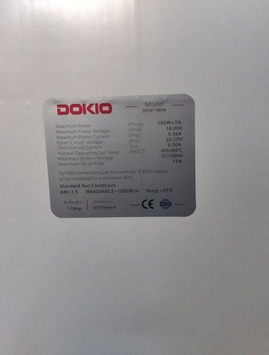 Estação portátil de energia + Painel solar de 100W + Cabo ligação