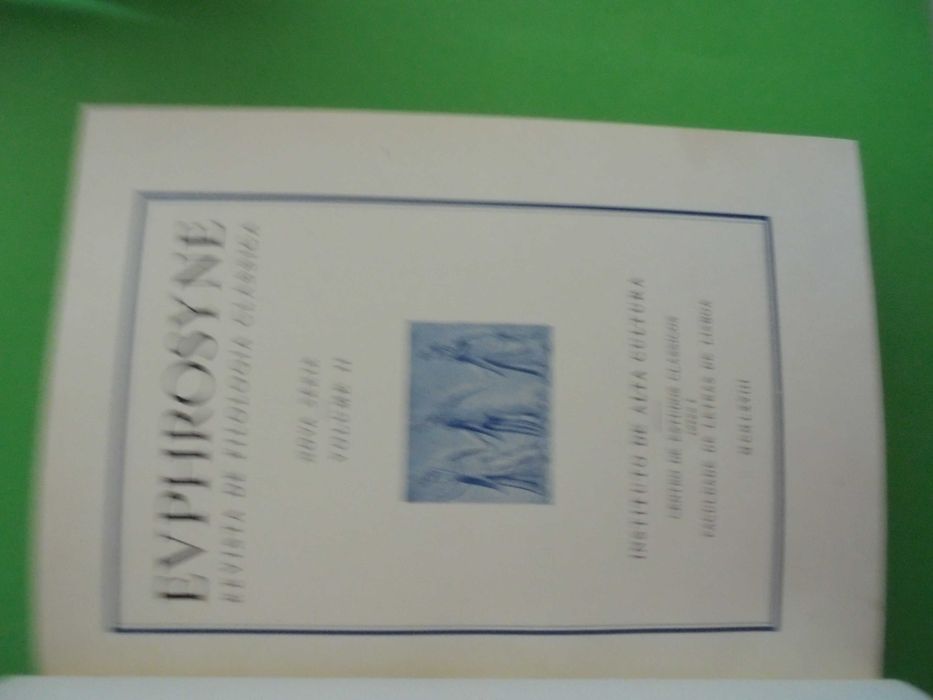 Gonçalves (Francisco Rebelo);Evphrosyne-Filologia Clássica(Completo)