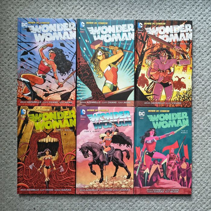 Wonder Woman 6 tomów kompletny cykl Briana Azarello
