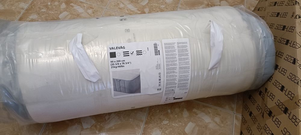 Colchão ikea VALEVÅG 200x90 - Nunca usado NOVO