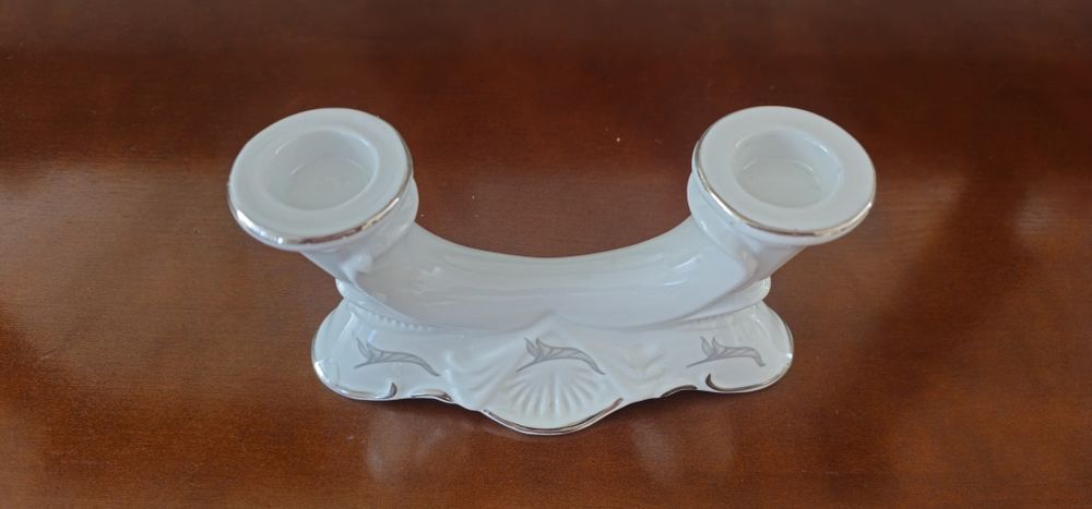 Świecznik porcelanowy Chodzież