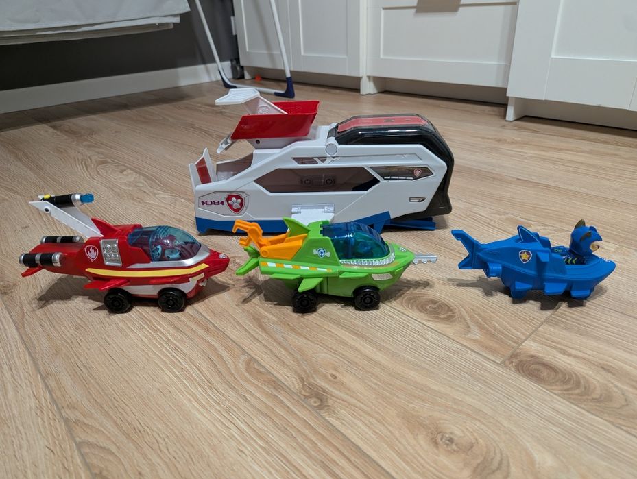 Aqua Pai patrol - wieloryb + dodatkowe pojazdy