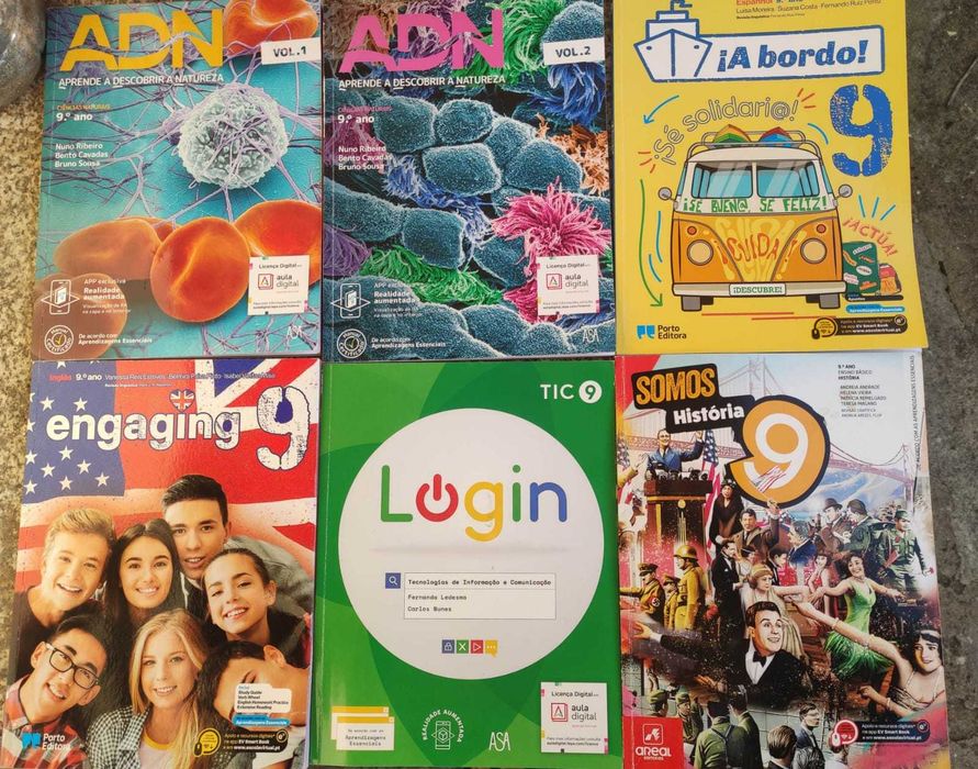 Livros escolares - 9º ano