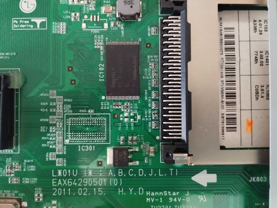 Placas TV LG 37LV3550