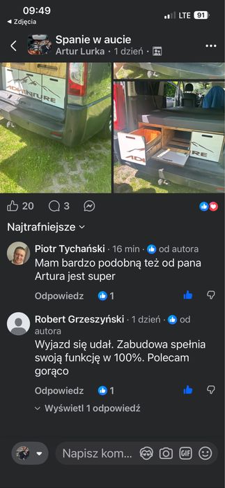 Box kempingowy -negocjuj -cene