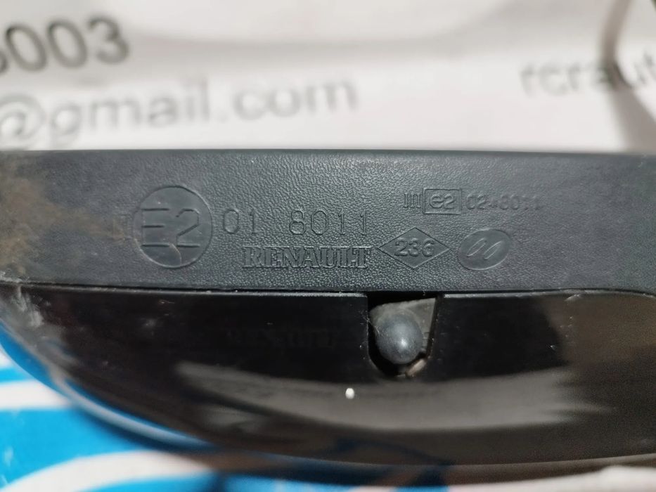 ESPELHO RETROVISOR ESQUERDO RENAULT CLIO II 2 MK2 8200163300 ELETRICO