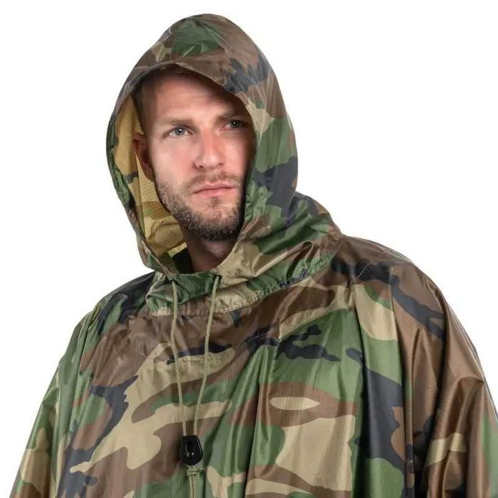 Плащ дощовик Raincoat AND-1 камуфляжний, дощовик пончо 200х150 см