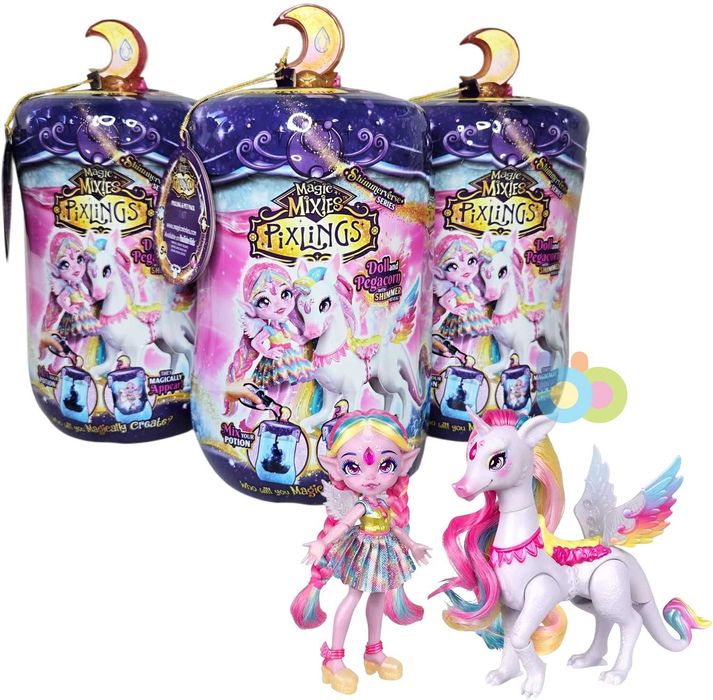 Лялька-сюрприз Magic Mixies Shimmerverse Series Унія та єдиноріг!