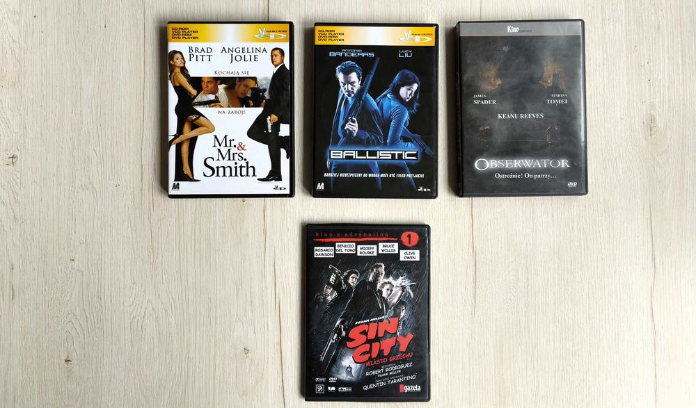 Filmy na płytach DVD - VCD