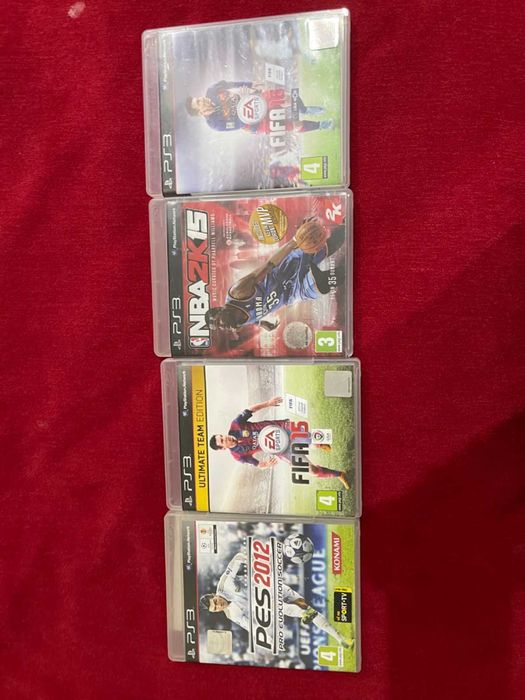 Pack desportivo (PES 2012, FIFA 15, FIFA 16, NBA2K15