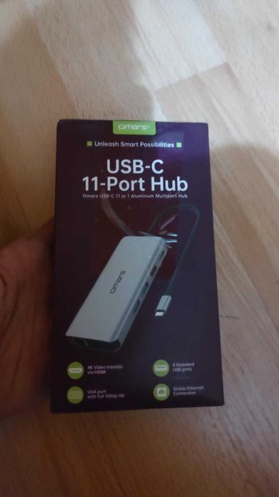 Omars 11 in 1 Stacja dokująca, koncentrator USB C