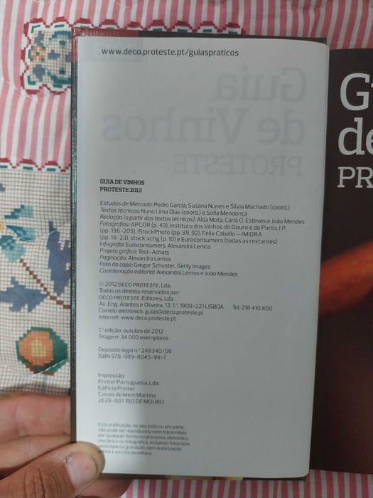 Livro – Guia de Vinhos 2013 (Proteste)
