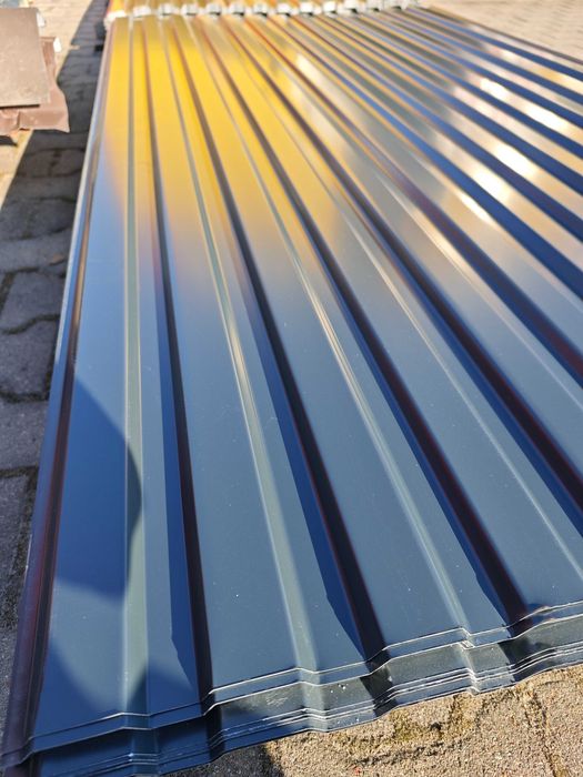 Blacha dachowa T14 - 25 zł/mkw - 0.5mm dostępna od ręki PODKARPACIE