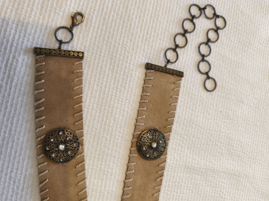 Cinto de camurça, novo