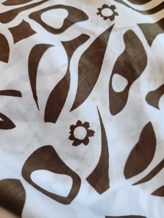 Lekka sukienka koszulowa midi rozmiar ok 48 poliester