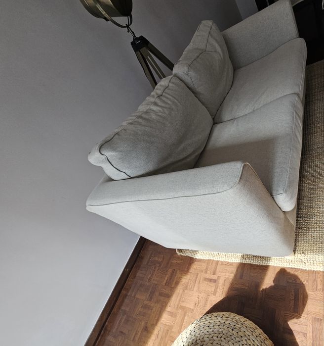 Sofa ikea parup 2 lugares branco bege