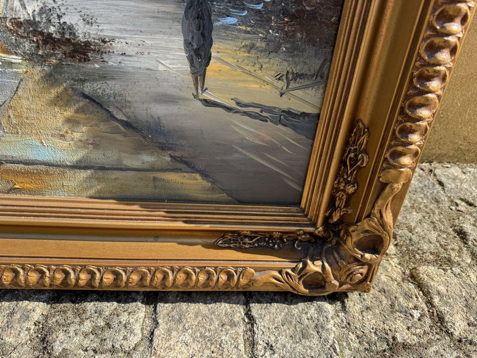 Quadro Dourado Decorativo