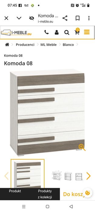 Sprzedam  Nową komodę