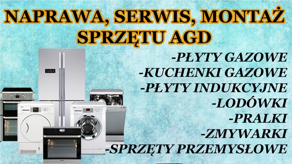 24 h GAZOWNIK,Serwis AGD,Naprawa,Pralek,Lodówek,Zmywarek,Junkersy,Hydr
