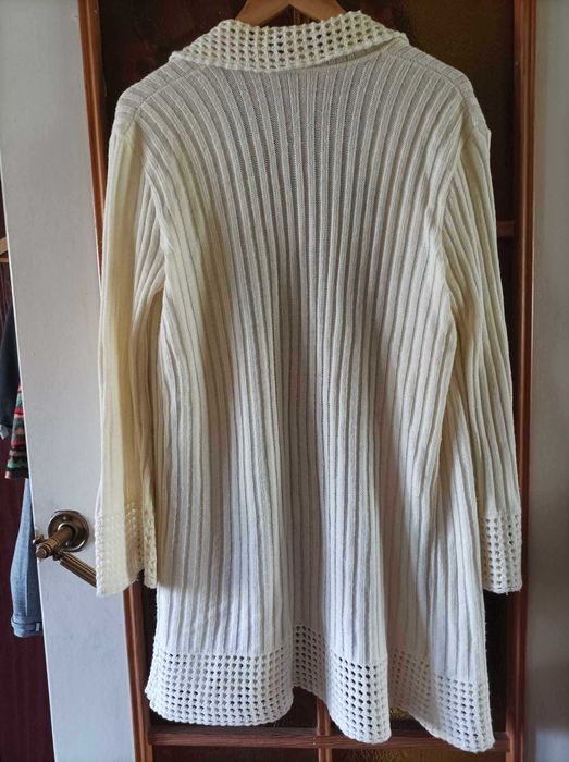 sweter damski długi