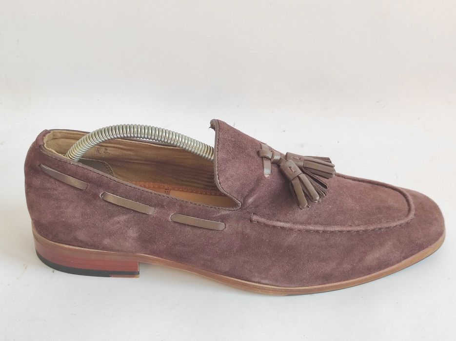 - Aldo - Zamszowe buty, loafersy r. 42