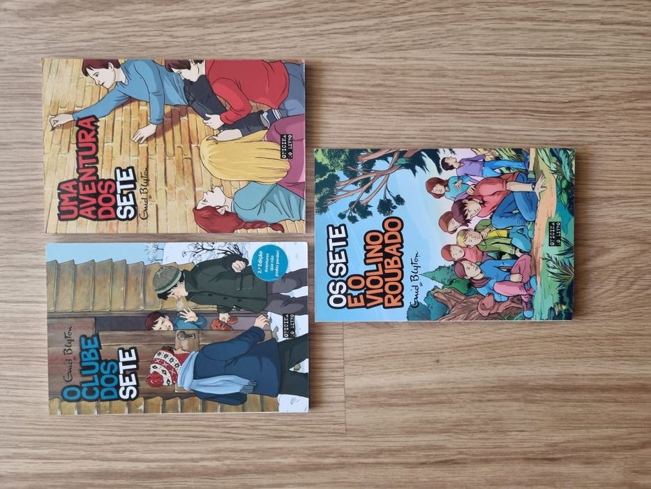 PORTES GRÁTIS - 3 Livros da Coleção O Clube dos Sete
