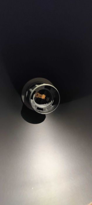 Candieiro teto abajur preto metálico Lampada E27