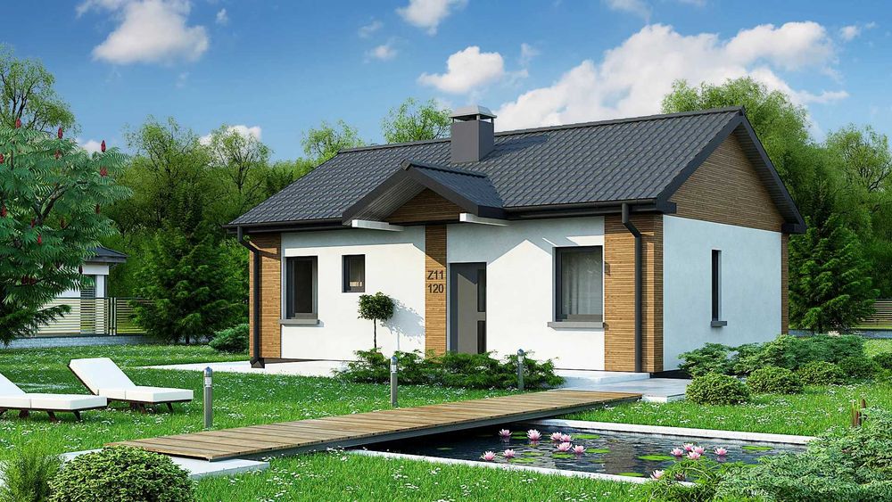 Dom wolnostojący 58,24 m2, Jaworzno Bory, stan developerski