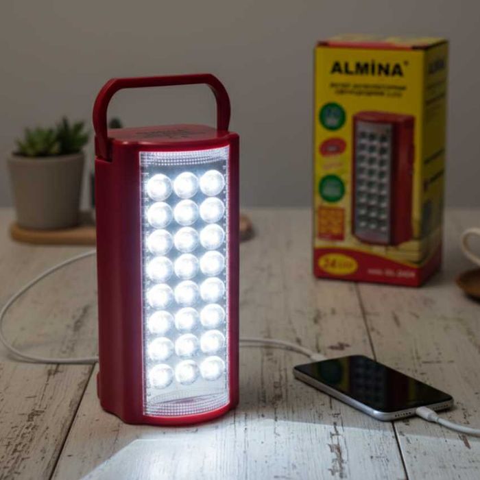 Ліхтар Almina DL-2424 повербанк Фонарь повербанк