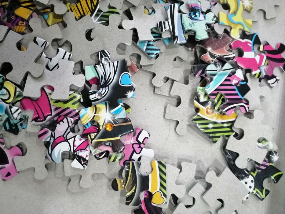 Puzzle Clementoni, Monster High z diamencikami 200 elementów