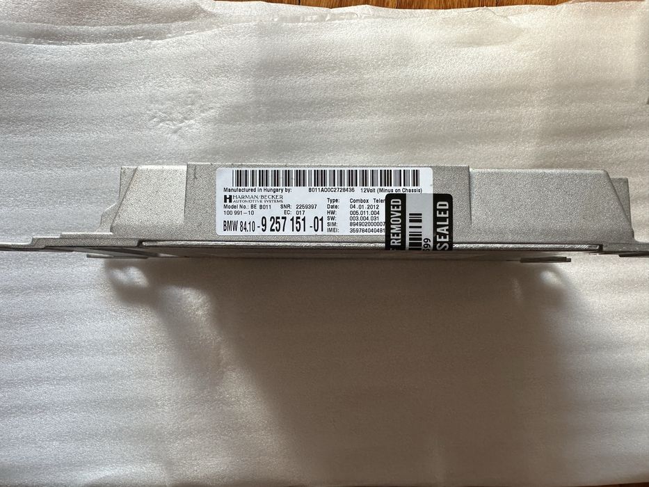 BMW CCC + Ecrã Profissional + Combox Telematics (Completo)
