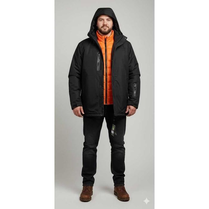 Macseis технологичная куртка 3 в 1 водонепроницаемая утеплитель пух 3х