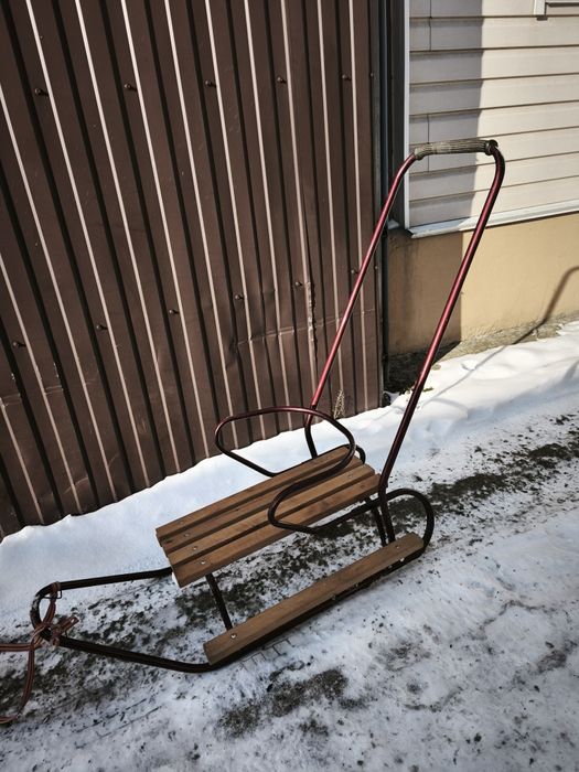 Продам санки з ручкою